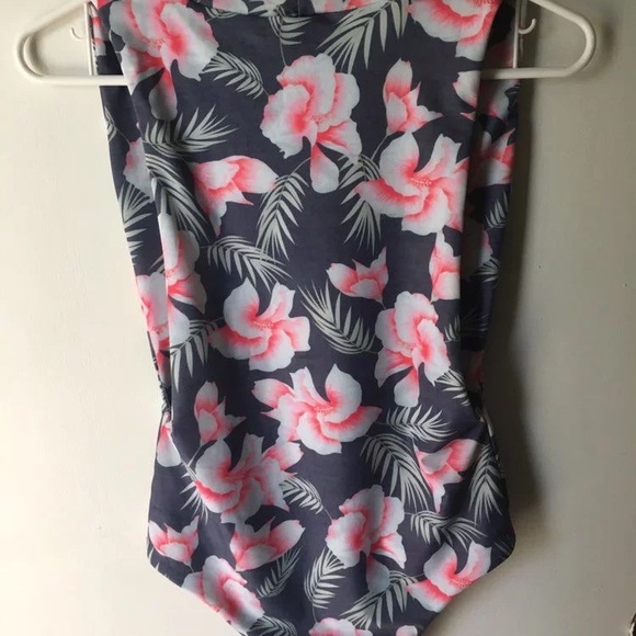 one piece floral bikini SOLD - Picture 3 of 3